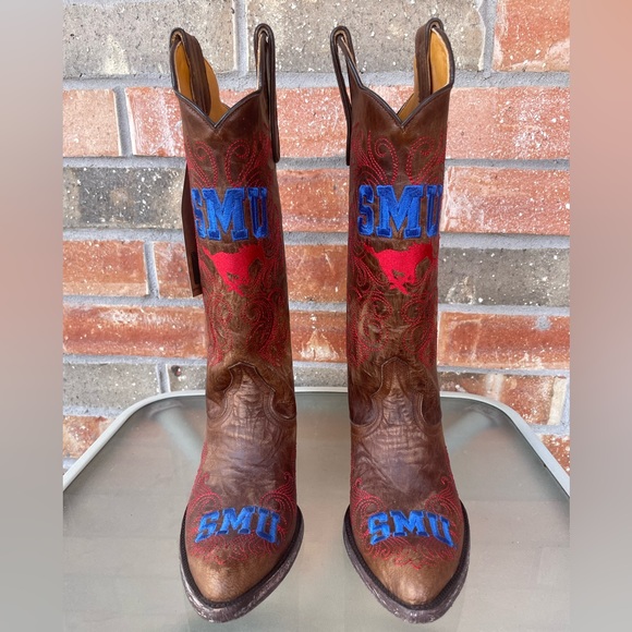 Shoes - SMU Mustangs Gameday Cowboy Boots